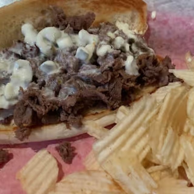 Cheesesteak Sandwich.