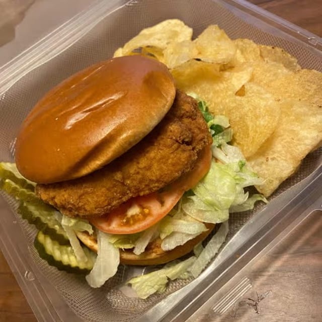 Amazing Chicken Sandwich: Crispy.