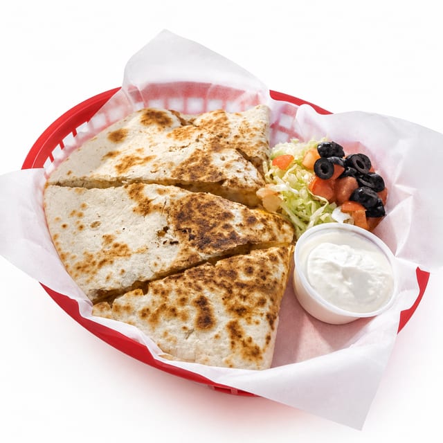 Quesadilla: Cheese.