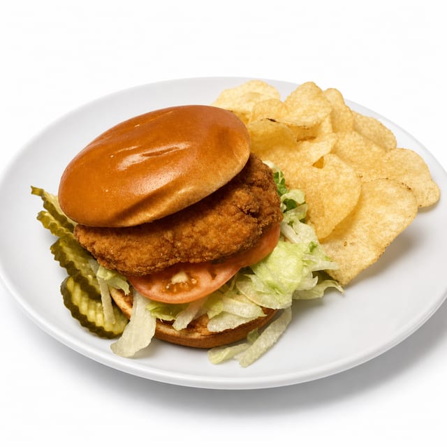 Amazing Chicken Sandwich: Crispy.