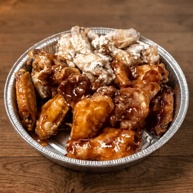 25 Piece Wing Sampler.