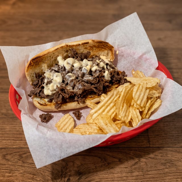 Cheesesteak Sandwich.